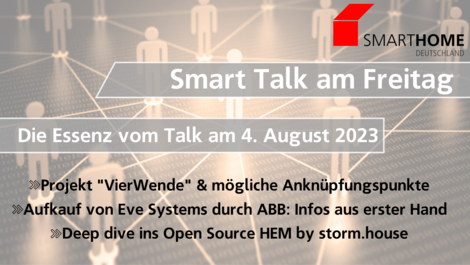 Smart Talk am Freitag Essens August 2023