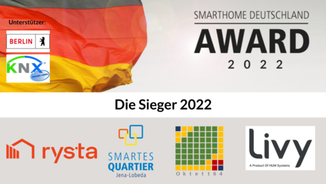Artikelbild die Gewinner SmartHome Deutschland Awards 2022