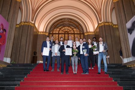 Die Sieger des Awards - Gruppenbild